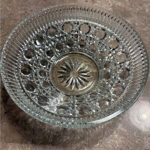 Vintage Glass Candy Dish